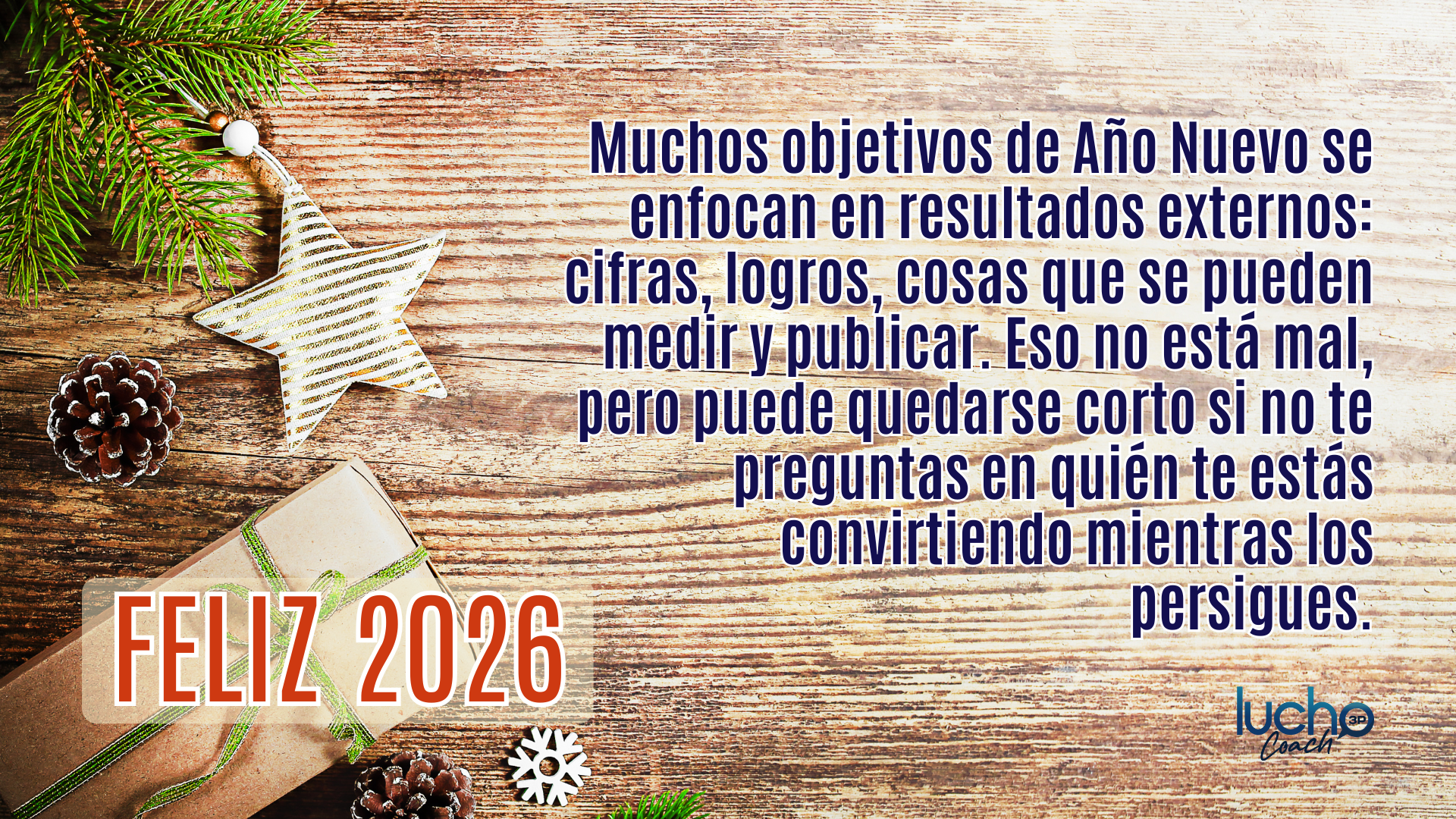 Feliz 2026 - Luchocoach